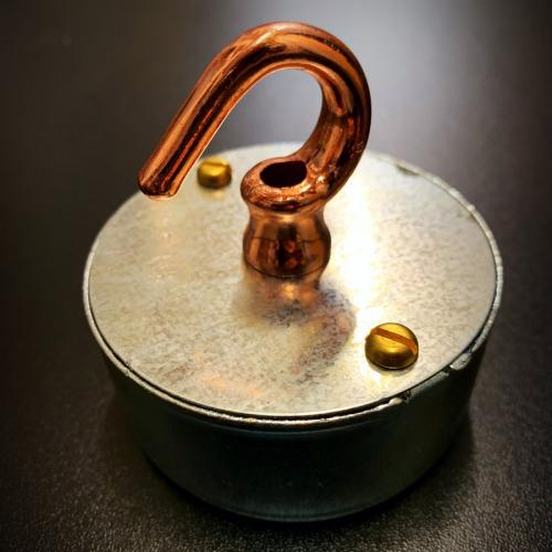 Conduit box copper hook plate